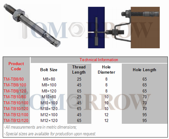 Hot Selling High Quality Stainless Steel 304/316 Anchor Bolt