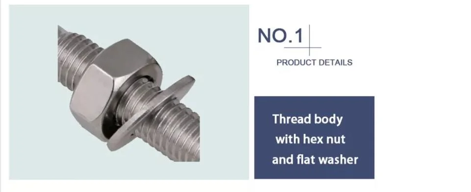 China Factory Manufacturing High Quality Stainless Steel and Carbon Steel Expansion Wedge Bolt Anchor with ISO Certificate and Reasonable Price